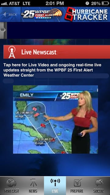 Hurricane Tracker WPBF 25截图10