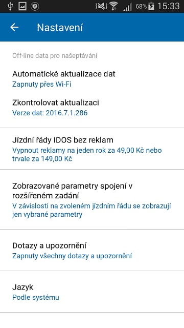 J&iacute;zdn&iacute; ř&aacute;dy IDOS截图10