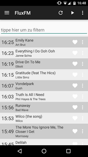 FluxFM Playlist &amp; Stream截图1