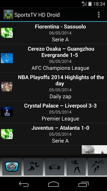 Sports TV HD for Tablets截图7