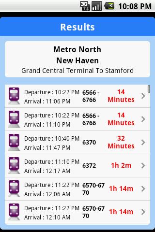 iTransitBuddy Metro North Lite截图2