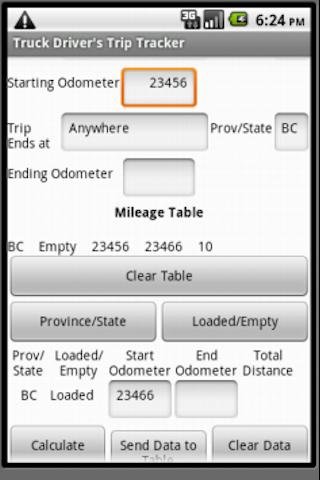 Trucker's Trip Tracker Trial截图3