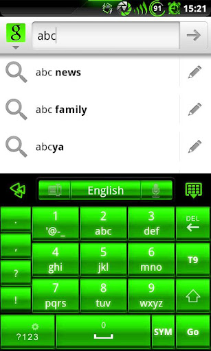 GOKeyboard PoisonGreen - Free截图3