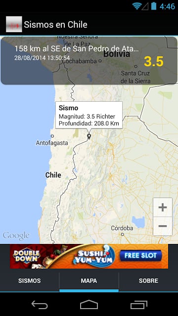 Sismos en Chile截图3