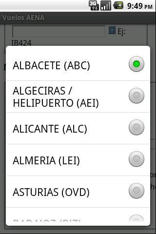 Flights at Spanish airports / Aena截图4