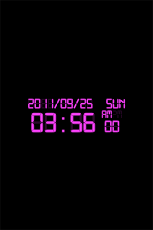 Digital Clock Wallpaper Free截图4