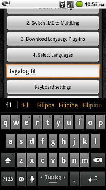 Tagalog Keyboard Plugin截图1