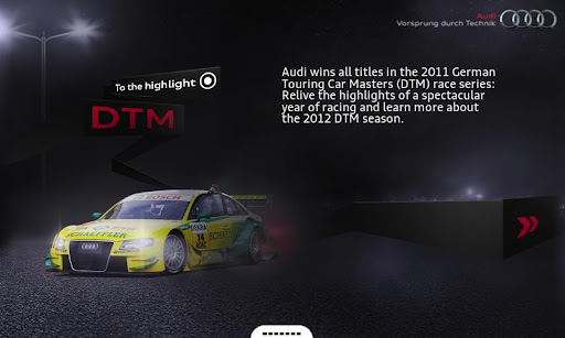 Audi 2011 Annual Report Tablet截图5