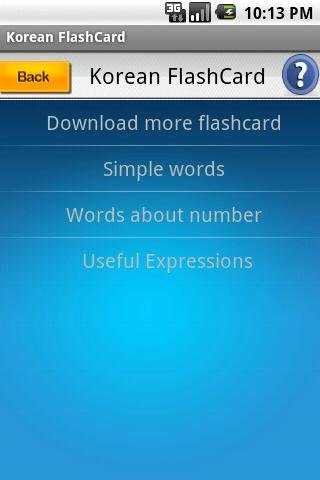 Free Flashcard to Learn Korean截图1