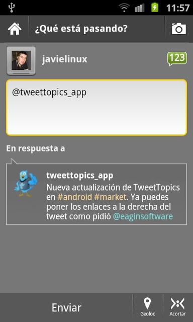 TweetTopics 1.0 (old version)截图8