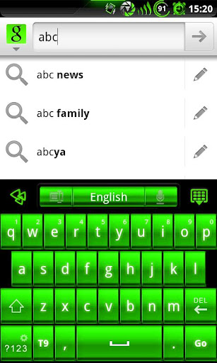 GOKeyboard PoisonGreen - Free截图1