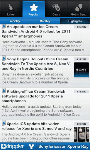 Ultimate Xperia Ray App截图3