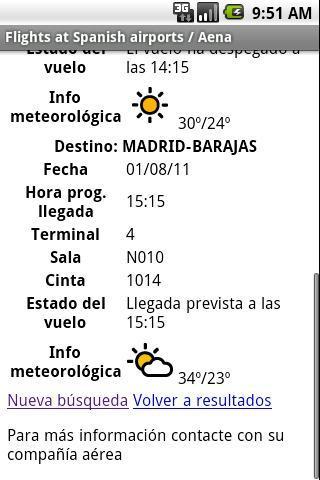 Flights at Spanish airports / Aena截图2