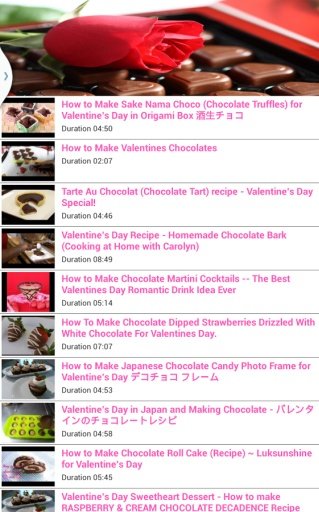 Chocolate Valentine Recipes截图3