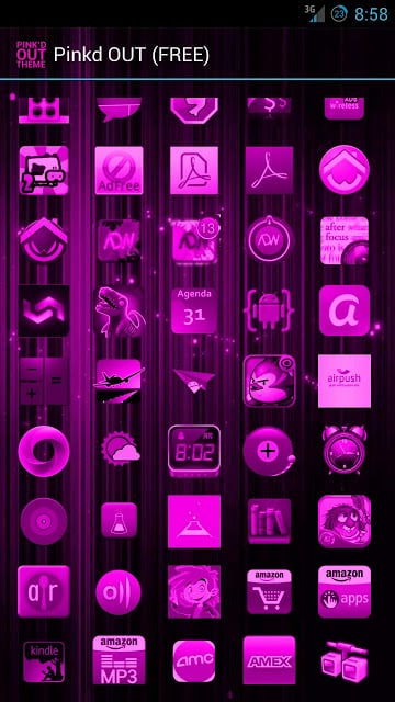 Pink'd OUT Icon THEME ★FREE★截图5