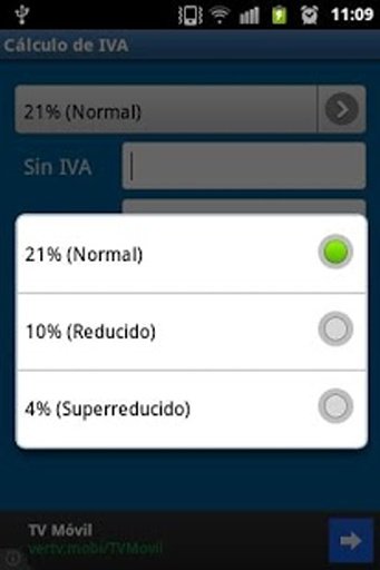 C&aacute;lculo IVA Espa&ntilde;a截图6