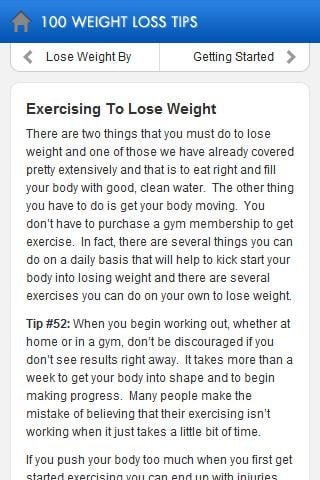 100 Weight Loss Tips截图4