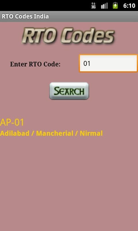 RTO Codes India截图6