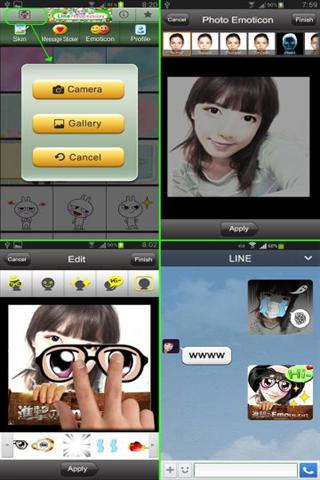 LINE Photo ＆ Emoticons截图1