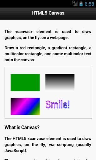 HTML5 Tutorial截图2