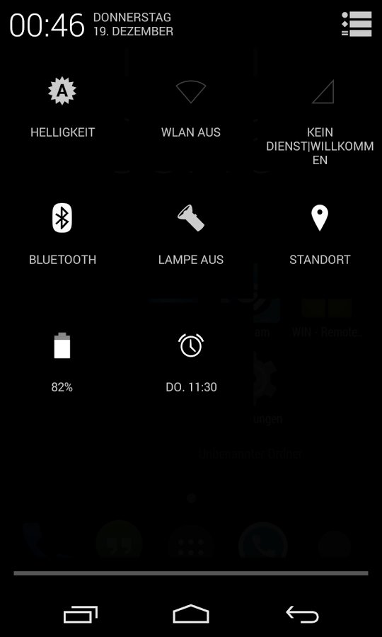 BlackedOut CM10 Theme X截图1