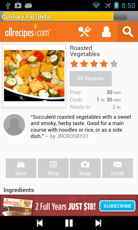 Culinary Pal™ recipes by voice截图7