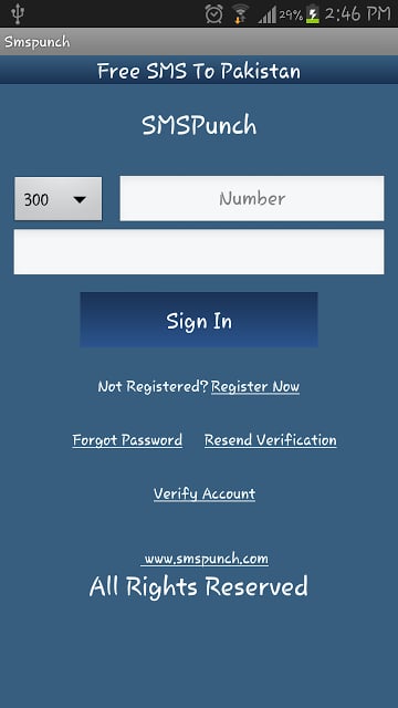SMSPunch -Free SMS to Pakistan截图6