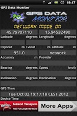 GPS Data Monitor Free截图6