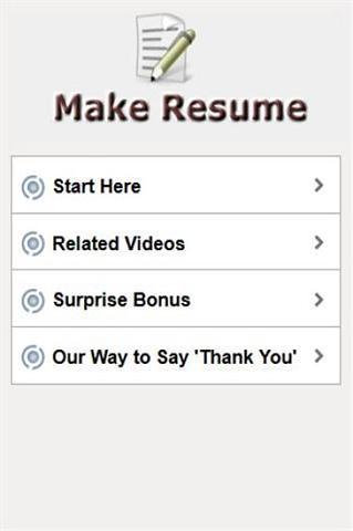 Make Resume截图2