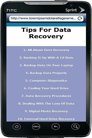 Tips For Data Recovery截图4