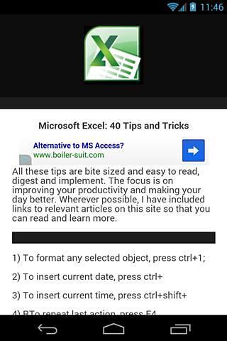 Ms Excel: 40 Tips and Tricks截图1