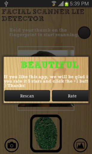 Fingerprint Beauty Detector截图8