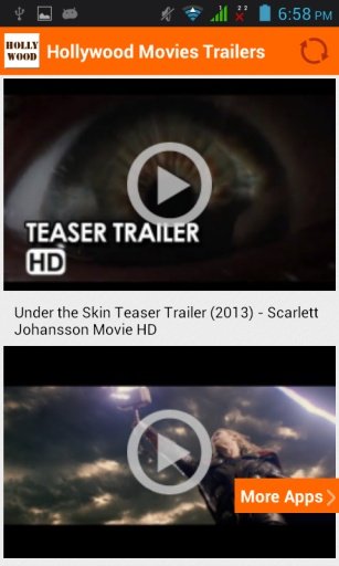 Hollywood Movies Trailers截图2