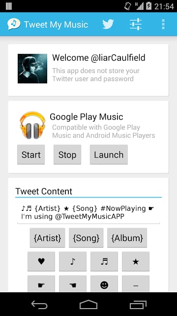 Tweet My Music截图4