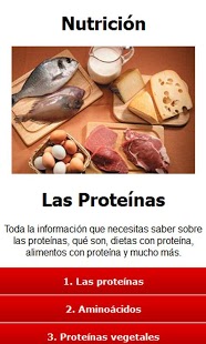 Nutrici&oacute;n, Prote&iacute;nas截图5