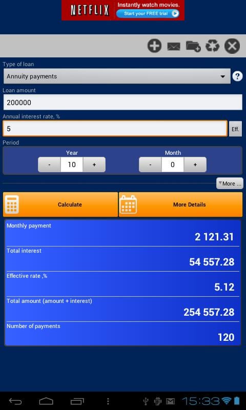 最终贷款计算器 Ultimate Loan Calculator截图6