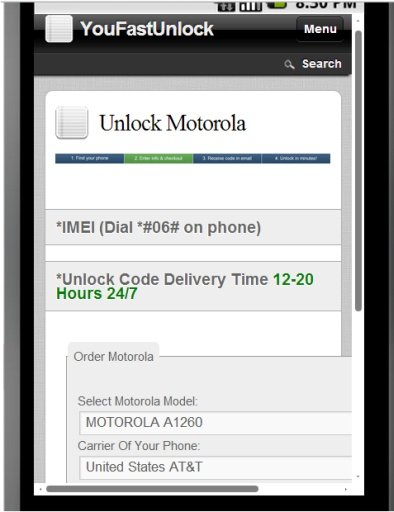 Unlock Motorola Atrix截图4