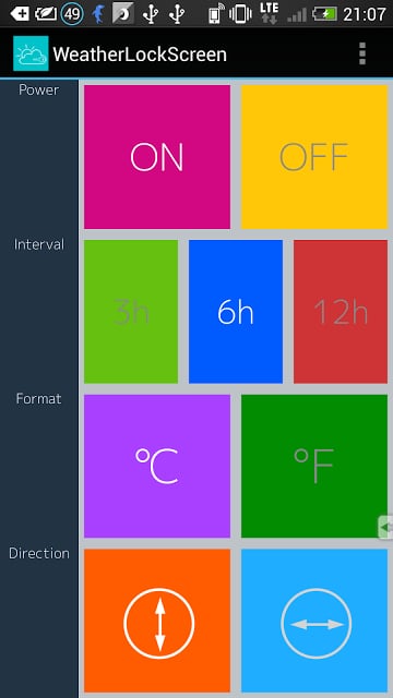 Weather Lock Screen(天気ロック画面表示)截图4
