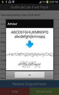 Gothic&amp;Cute Font For Galaxy截图1