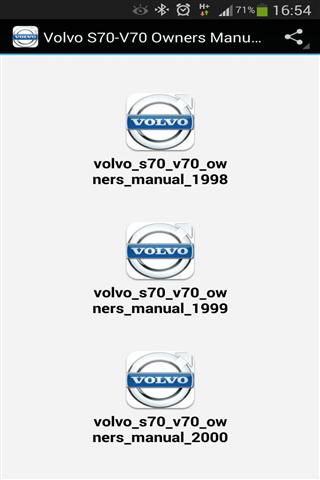 沃尔沃S70-V70车主手册截图2