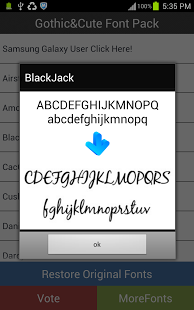 Gothic&amp;Cute Font For Galaxy截图6