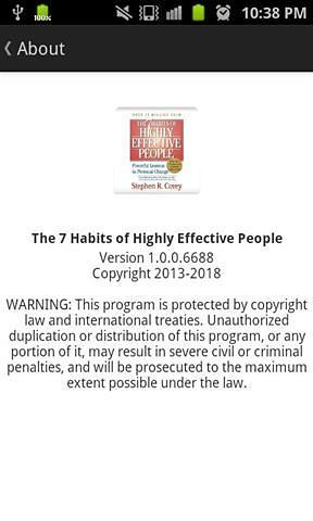 The 7 Habits of Highly Effective People截图3