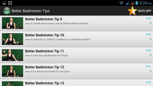 Better Badminton Tips截图2