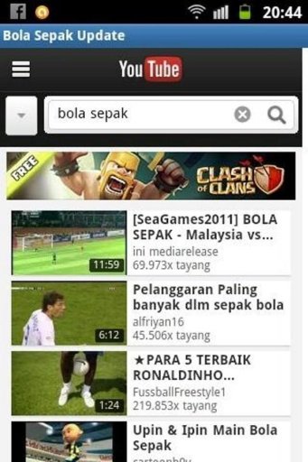 Bola Sepak Update截图5