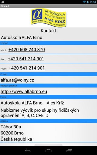 Autoškola ALFA Brno截图6