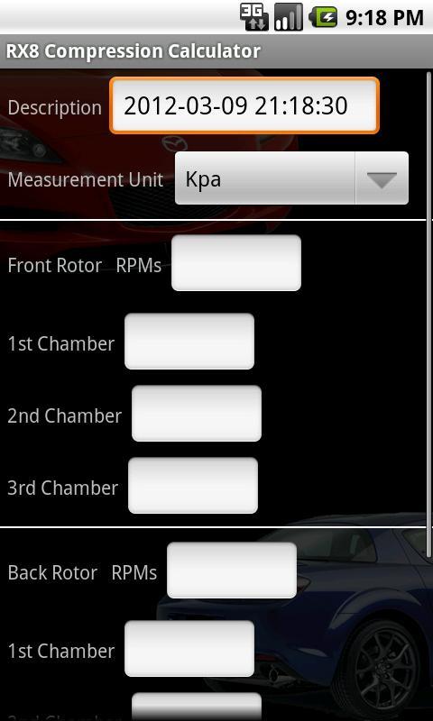 RX8 Compression Calculator截图3