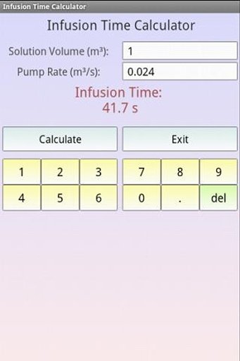 输液时间计算器截图1
