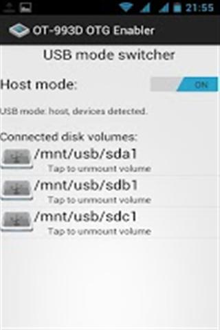 阿尔卡特OT-993D OTG启用 Alcatel OT-993D OTG Enabler截图3