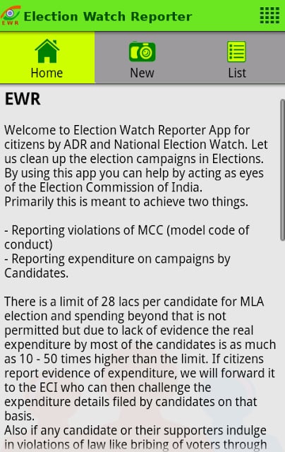 Election Watch Reporter (EWR)截图4