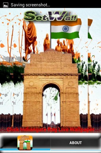 India Gate with Flag Animation截图5